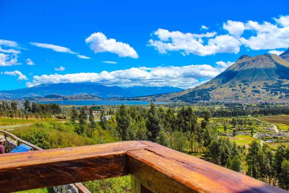 mirador lago san pablo