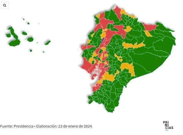 Ecuador safe to visit provinces