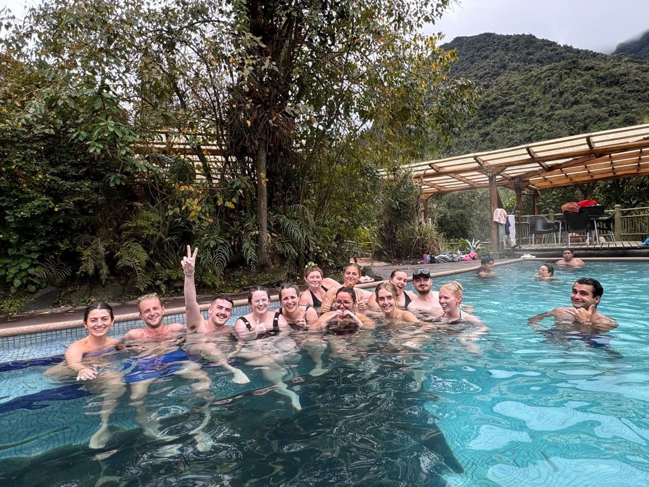 Piscinas del balneario en Termas de Papallacta 1
