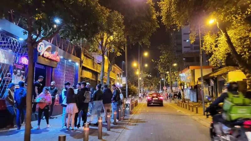 Where to stay in Quito - La Mariscal at Night